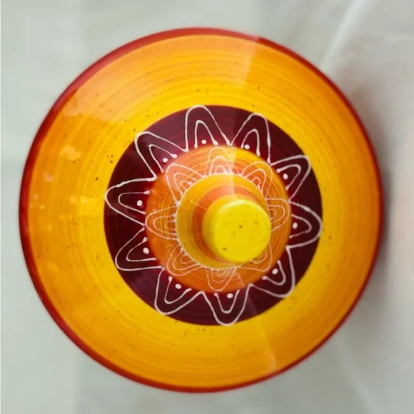 New Certified International Joyce Shelton Studios Multi Color Large Cookie Jar - Picture 2 of 5